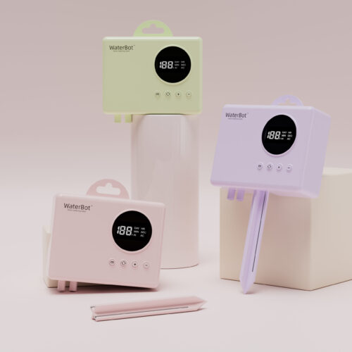 可拆卸的浇花器1 Smart WiFi Plant Waterer & Soil Monitor – 3-in-1 Automatic Irrigation System with App Control, Real-Time Humidity Sensing, and Personalized Gardening AI Guide