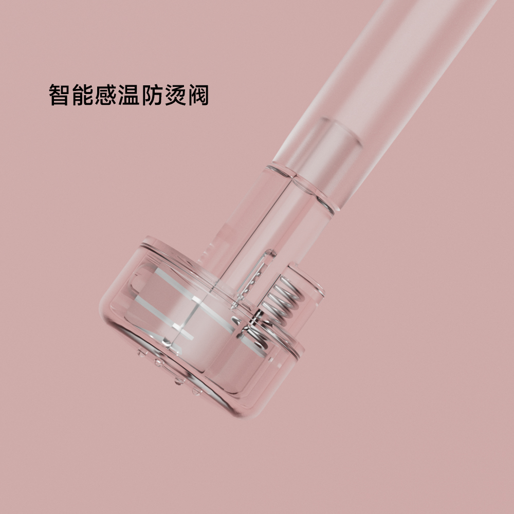 智能感温儿童保温杯防烫嘴设计 50℃自动锁水吸管杯 开盖不喷溅水壶